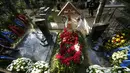 Situs Rusia, MSK1, yang mengutip pihak pemakaman menyebutkan bahwa upacara pemakaman Prigozhin diadakan pada Selasa sekitar pukul 16.00 waktu setempat. (AP Photo/Dmitri Lovetsky)
