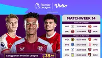Jadwal Siaran Langsung Liga Inggris 2023/2024 Matchweek 34 di Vidio. (Sumber: dok. vidio.com)