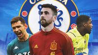 Chelsea - Emiliano Martinez, Unai Simon, Mike Maignan (Bola.com/Adreanus Titus)