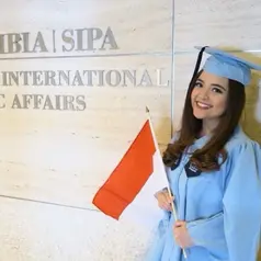 Tasya Kamila saat lulus dari Columbia University. [@tasyakamila]