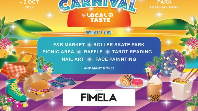 LOCALTASTE kembali hadir dengan “Picnic over Tribeca Carnival by LOCALTASTE” di tanggal 29 September hingga 2 Oktober 2022 di Tribeca Park, Central Park Mall Jakarta Barat