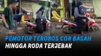 Padahal papan peringatan sudah terpajang jelas menutupi jalan tersebut.