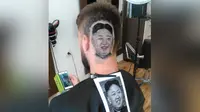 Tukang Cukur Ubah Rambut Jadi Presiden Kim Jong Un (Mario Hvala)