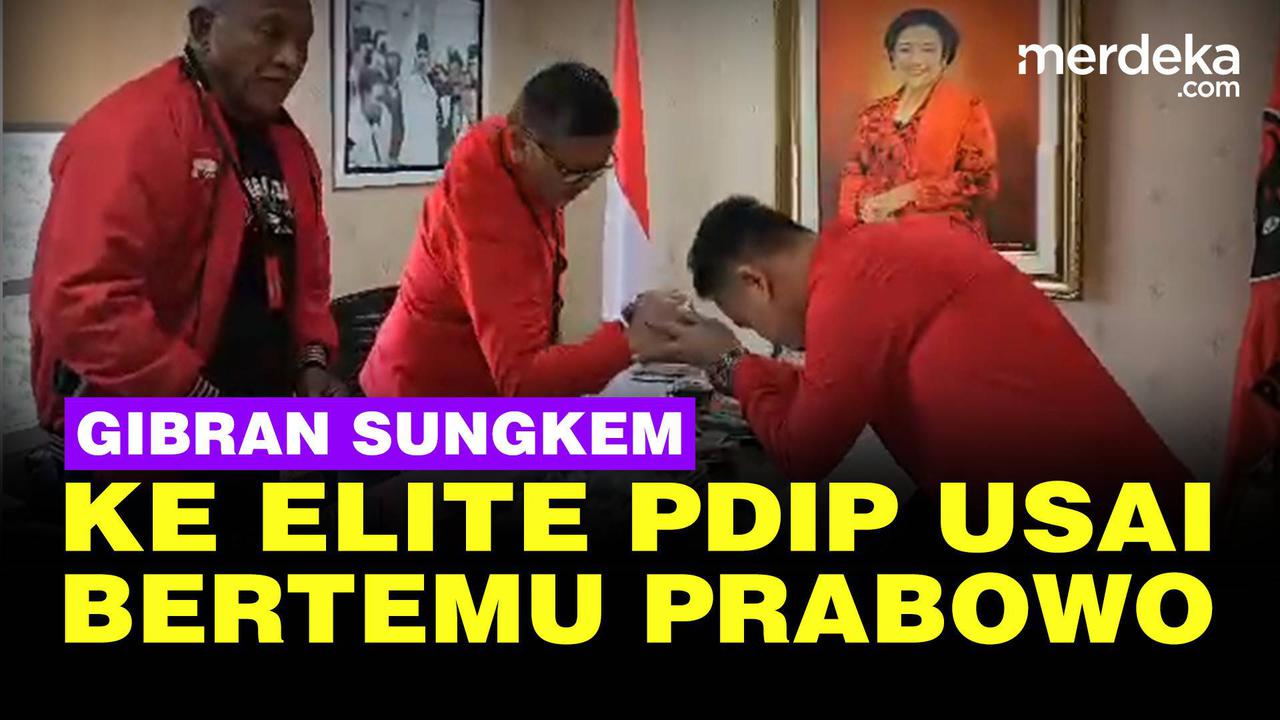 VIDEO: Sungkem Gibran ke Petinggi PDIP, Alasan Partai Tak Beri Sanksi