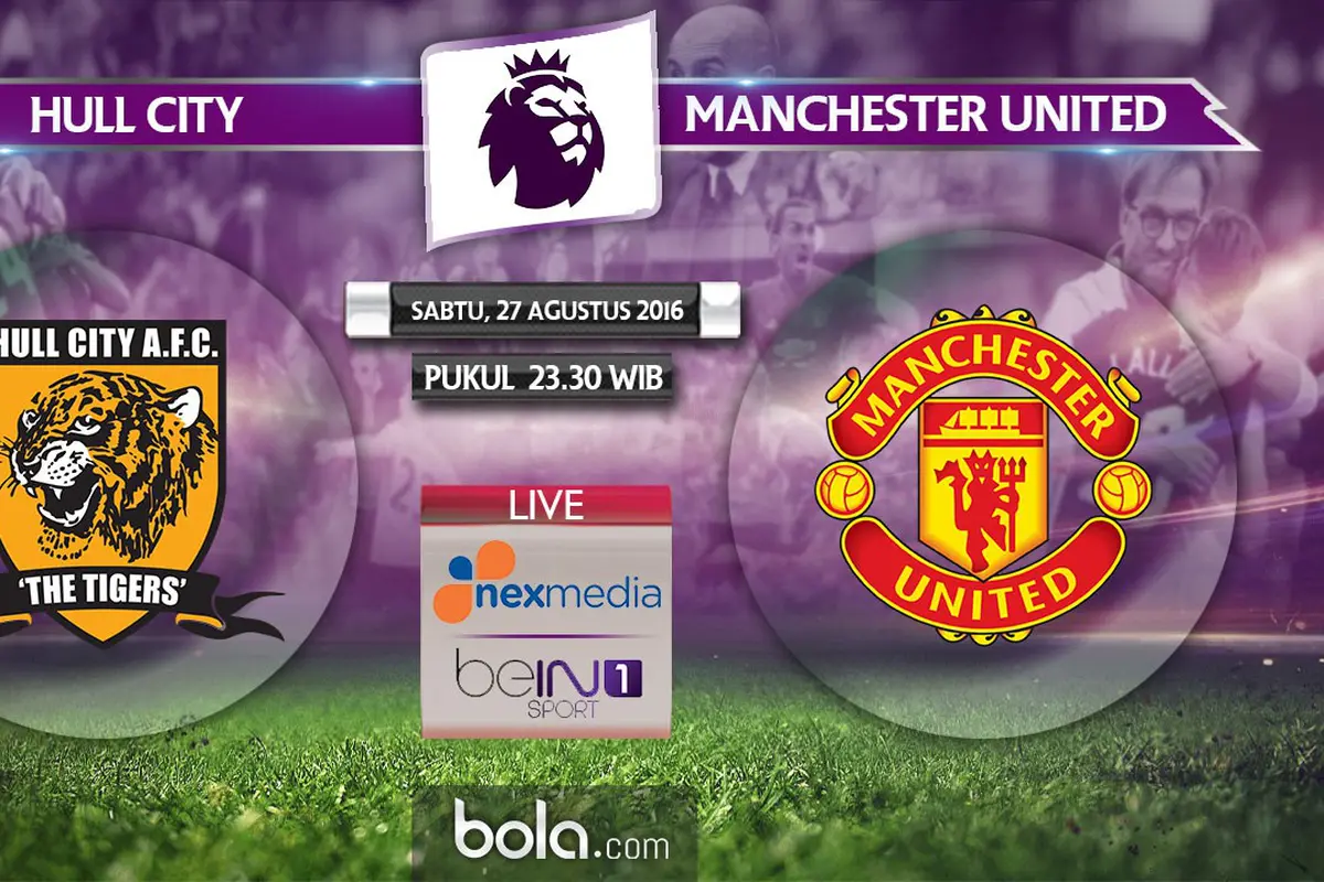 Hull City vs Manchester United (Bola.com/Adreanus Titus)