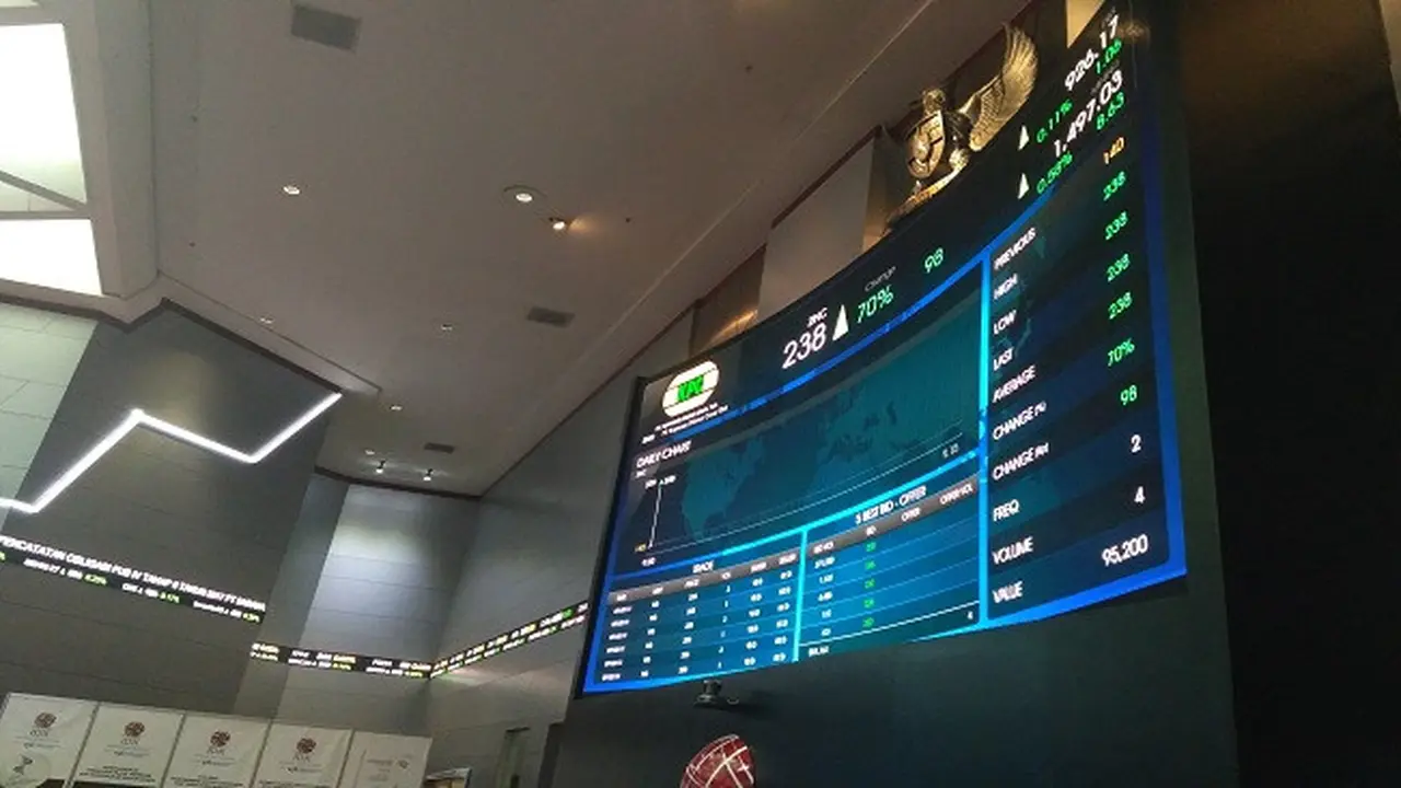 Saham PT Kapuas Prima Coal Tbk resmi tercatat di Bursa Efek Indonesia (BEI). (Liputan6.com/Achmad Dwi Apriyadi)