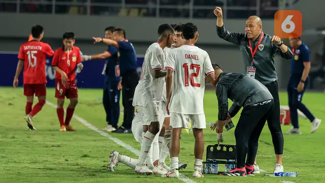 Foto: Timnas Indonesia U-16 Tampil Spartan, Gilas Laos Dan Segel Tiket Semifinal Piala AFF U-16 2024