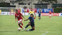 Winger Timnas Indonesia, Irfan Jaya ketika melawan Kamboja di Piala AFF 2020. (PSSI).