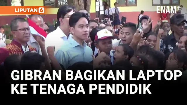 VIDEO: Wapres Gibran Bagi-bagi Perlengkapan Sekolah di Kupang