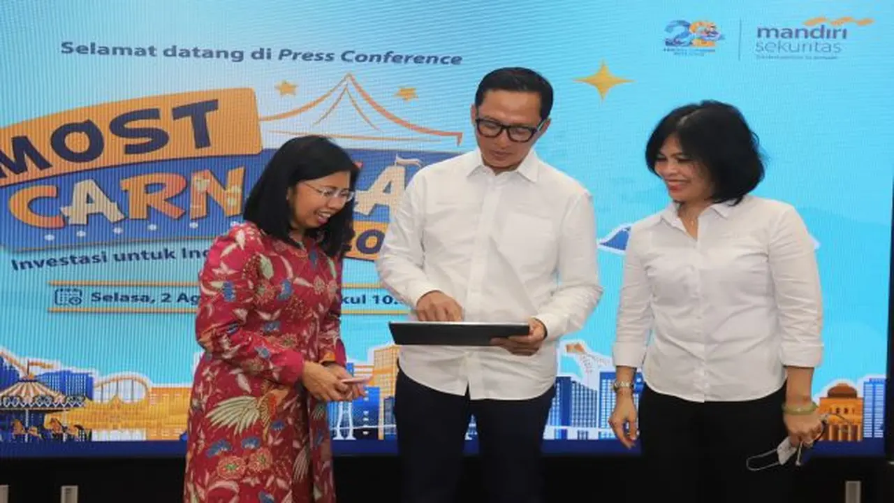 PT Mandiri Sekuritas gelar konferensi pers MOST Carnaval, Selasa (2/8/2022) (Foto: Mandiri Sekuritas)