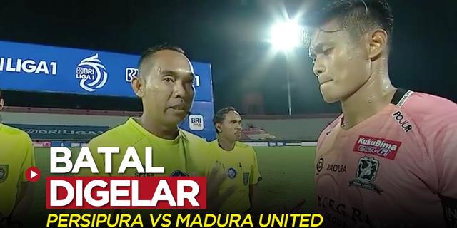 VIDEO BRI Liga 1: Laga Persipura Vs Madura United Batal Digelar