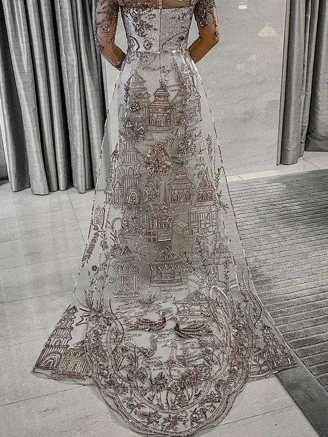 8 Pesona Sisca Kohl dalam Balutan Gaun Mewah dan Elegan di Momen Lamaran Tingjing