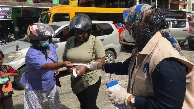 Gerakan Mobil Masker BNPB untuk Masyarakat