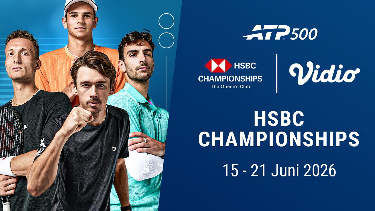 Siaran Langsung Turnamen ATP 500 - The HSBC Championship 2026 Hanya di Vidio