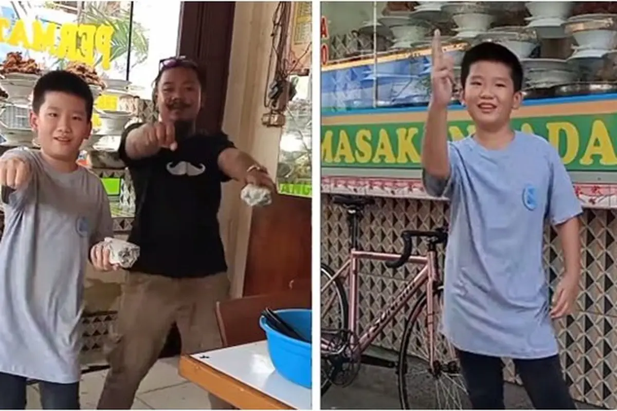 7 Potret Prince Bennedict yang Viral Karena Goyang Nasi Padang