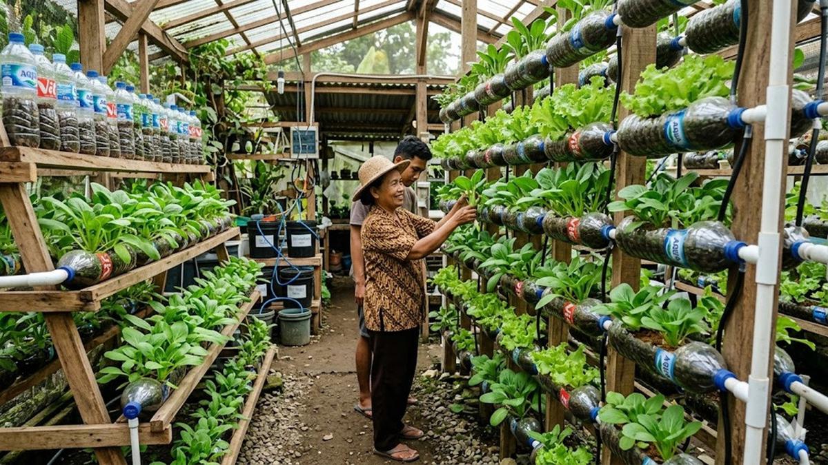 10 Tips agar Hidroponik Botol tanpa Pompa Tidak Cepat Kering