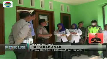 Kakak beradik DN, ZS, dan KN yang jadi korban penyekapan ibu kandung kini dirawat ayahnya.