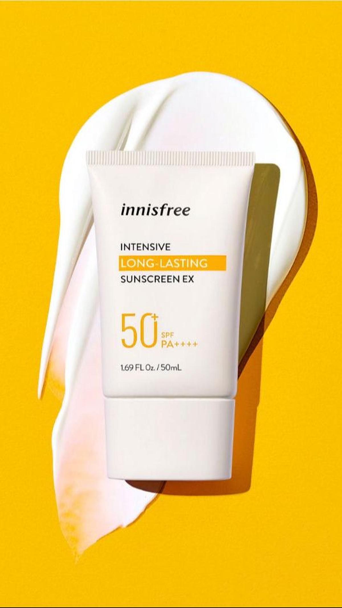 7.&nbsp;Innisfree Intensive Long Lasting Sunscreen EX
