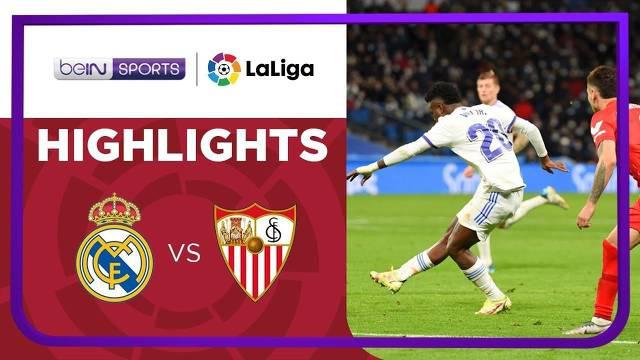 Berita Video, Highlights Pertandingan Real Madrid Vs Sevilla pada Senin (29/11/2021) dini hari WIB