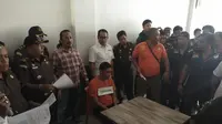 Tersangka saat merencanakan pembunuhan Hakim PN Medan
