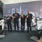 Kymco Indonesia rilis dua skutik baru, X-Town 250i dan GP 125. (Septian / Liputan6.com)