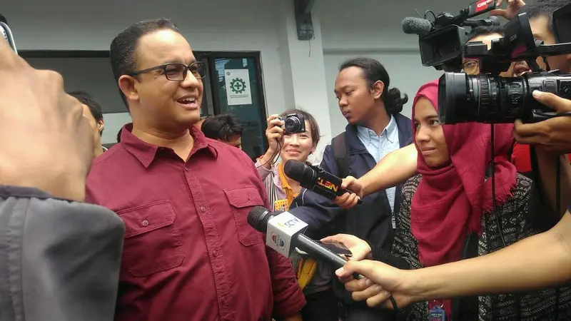 Anies Baswedan di BNN