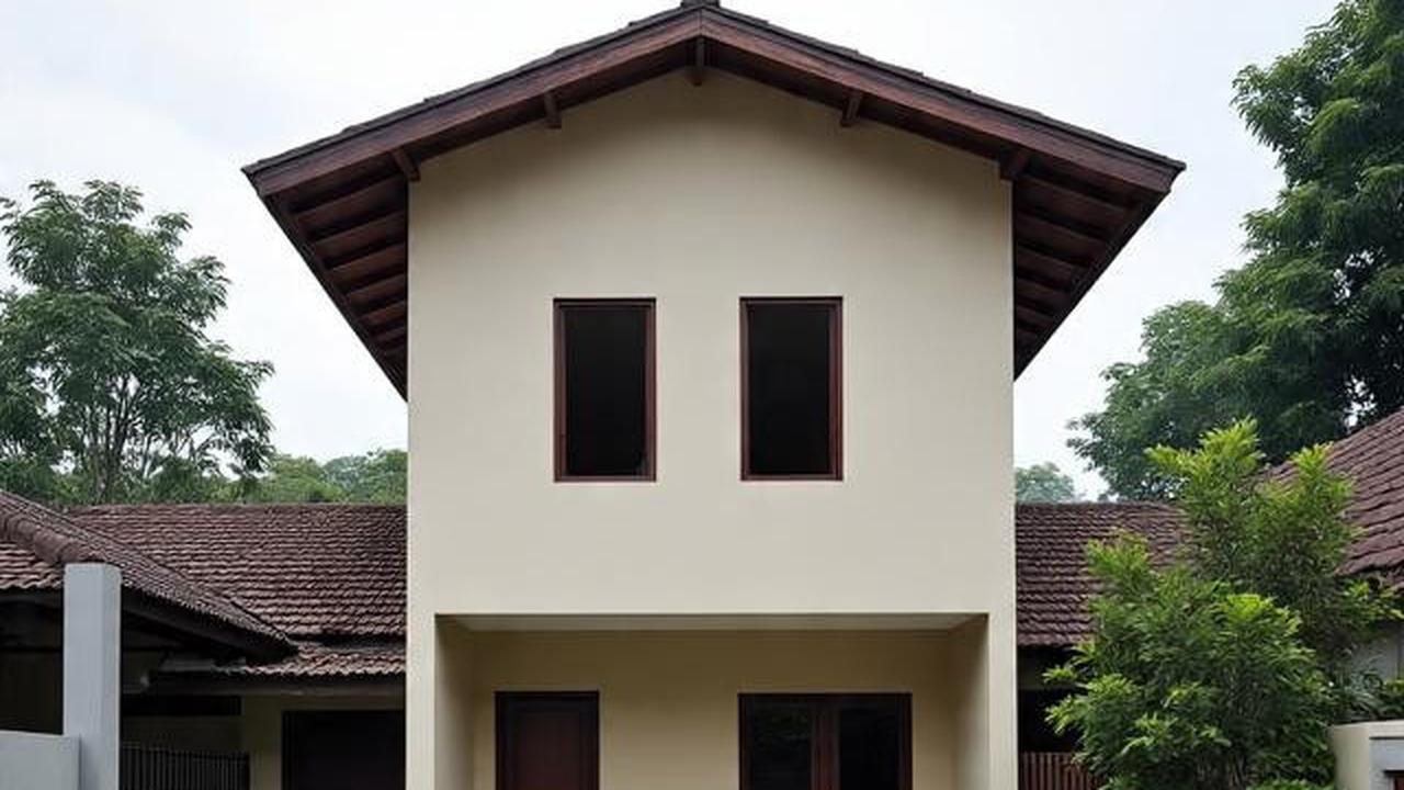 9 Desain Rumah Kampung Tapi Terlihat Seperti Rumah Rp 500 Juta, Hunian Sederhana Modern
