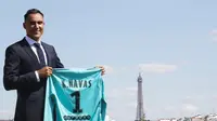 Keylor Navas resmi bergabung dengan PSG. (dok. PSG)