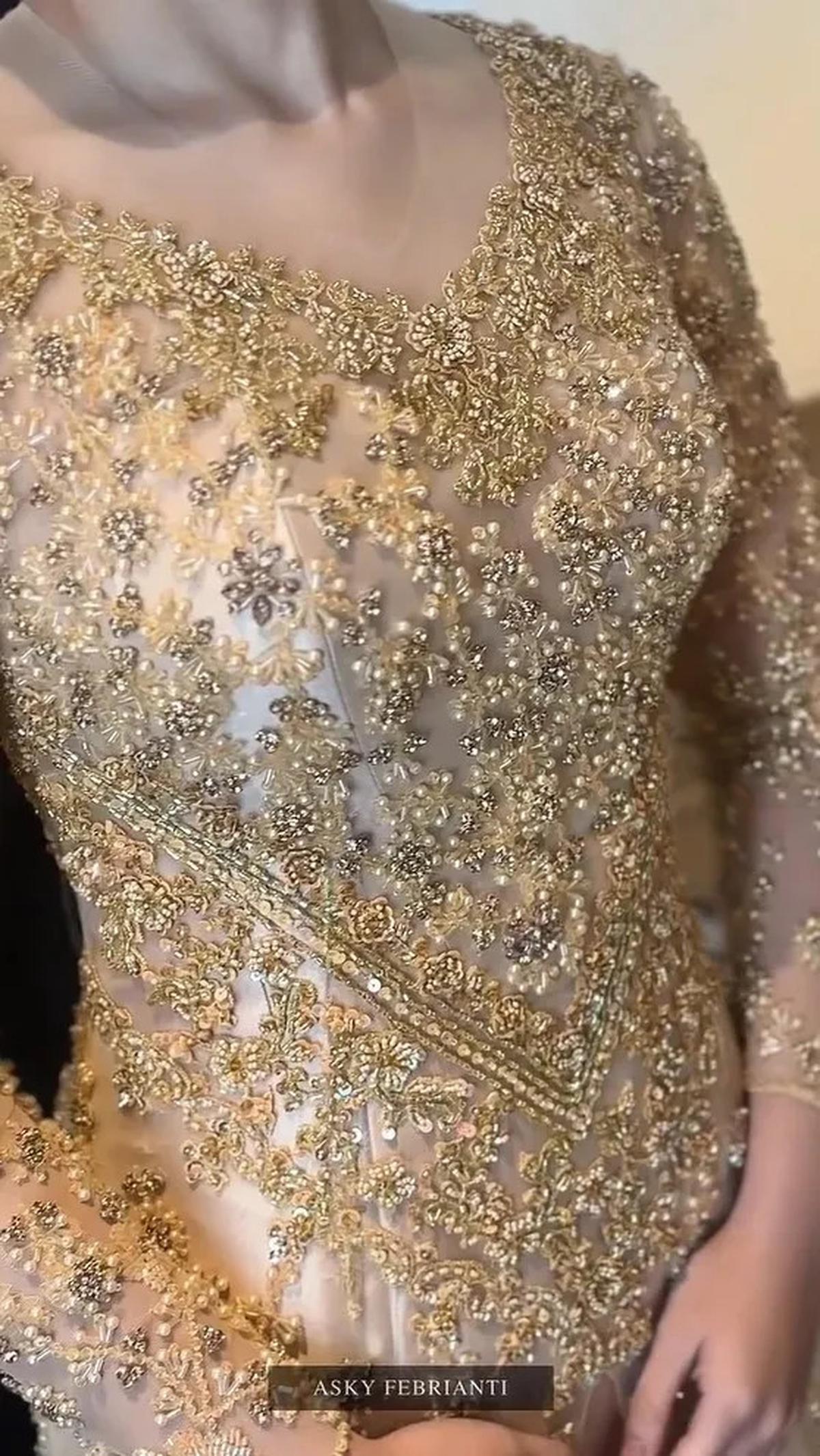 9 Potret Detail Kebaya Syifa Hadju & Tissa Biani, Maia Estianty Klarifikasi Tak Beri Seragam di Pernikahan Al Ghazali & Alyssa Daguise