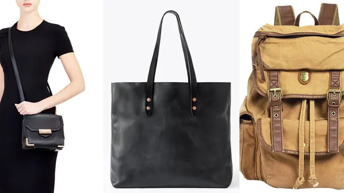 [Bintang] Gaya dengan Mini Sling Bag, Black Tote Bag, dan Backpack