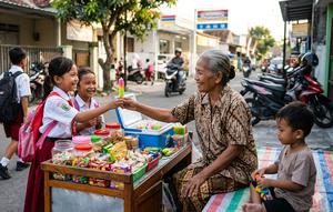 Ide Bisnis Pensiunan di Depan Rumah (Foto: Gemini AI)