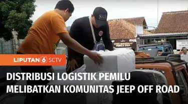 Pendistribusian logistik pemilu 2024 di daerah terpencil di Kabupaten Tegal, Jawa Tengah, melibatkan komunitas Jeep off road. Jarak menuju TPS cukup jauh dan harus ditempuh naik turun bukit dengan kondisi jalan ekstrem dan berlumpur.