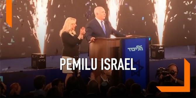 VIDEO: Netanyahu Klaim Kemenangan di Pemilu Israel