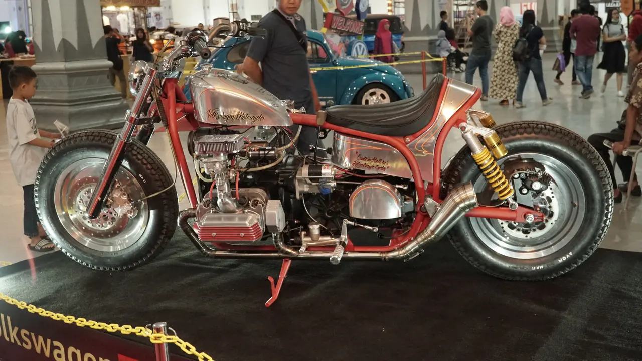 Motor kustom bermesin VW (Foto:Istimewa)