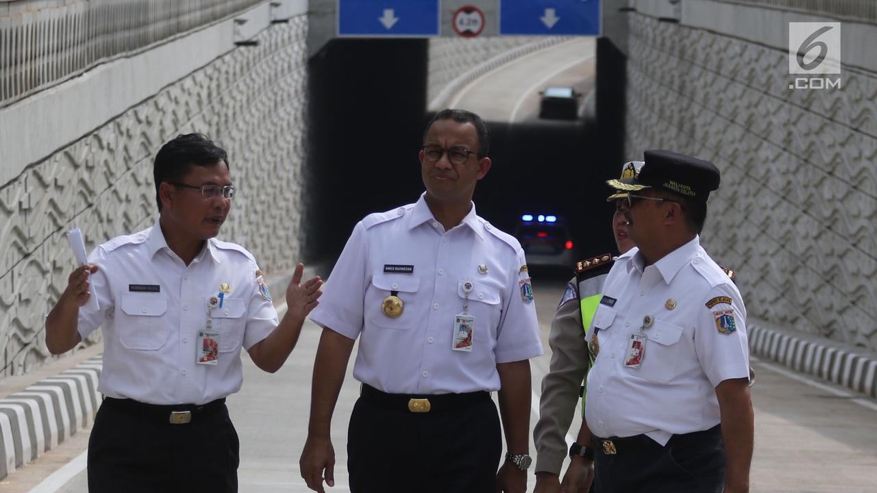 Anies Baswedan Resmikan Lintas Bawah Kartini Lebak Bulus