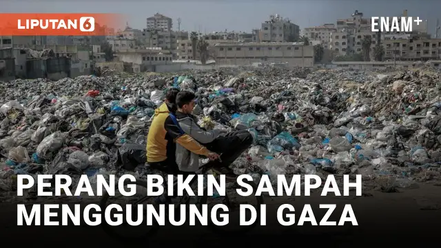 Krisis Kesehatan Hantui Kota Gaza Akibat Penumpukan Limbah Sampah