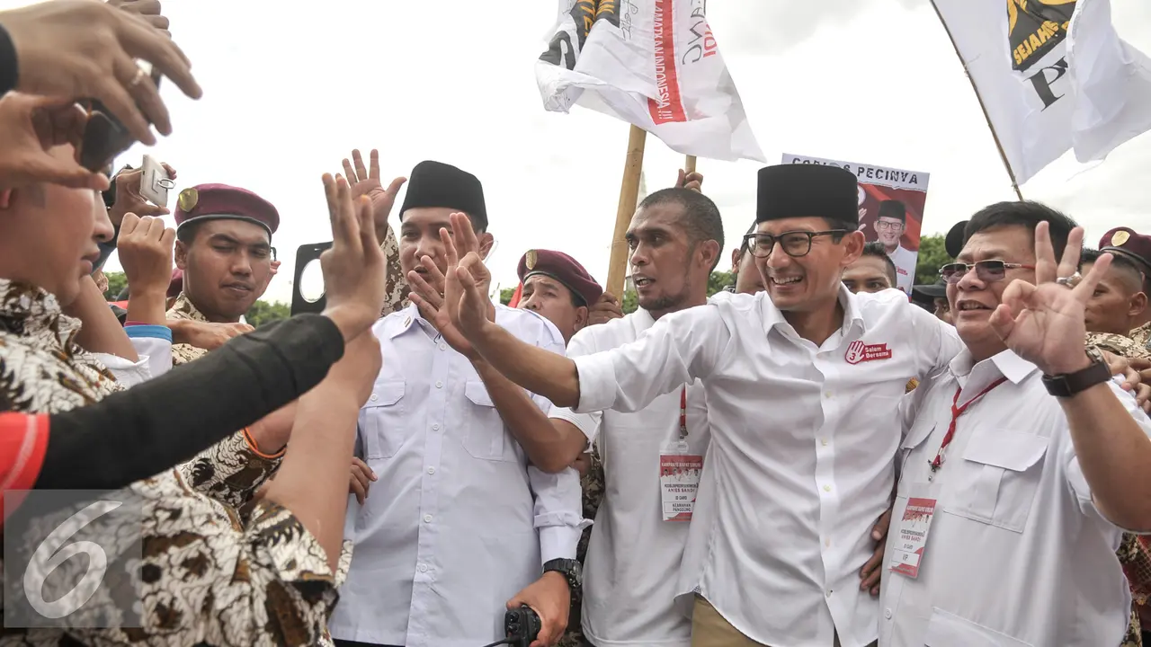 Anies-Sandi Gelar Kampanye Akbar di Lapangan Banteng
