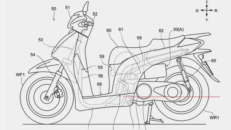 Honda Ketahuan Kembangkan Skutik Hybrid