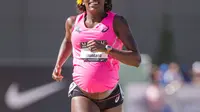 Seorang pelari wanita asal AS, Alysia Montano justru malah ingin memecah rekor larinya di usia kehamilan 34 minggu.