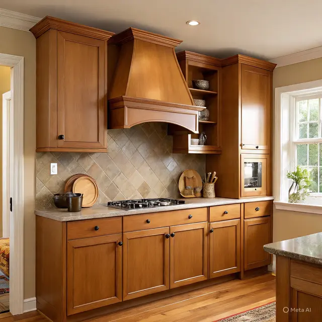 5 Warna Terbaik yang Cocok Dipadukan dengan Meja Dapur Kayu Bernuansa Klasik