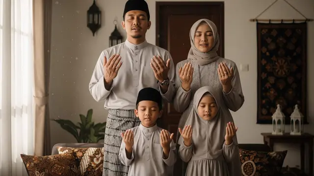tips hindari konflik keluarga sebelum berangkat sholat id
