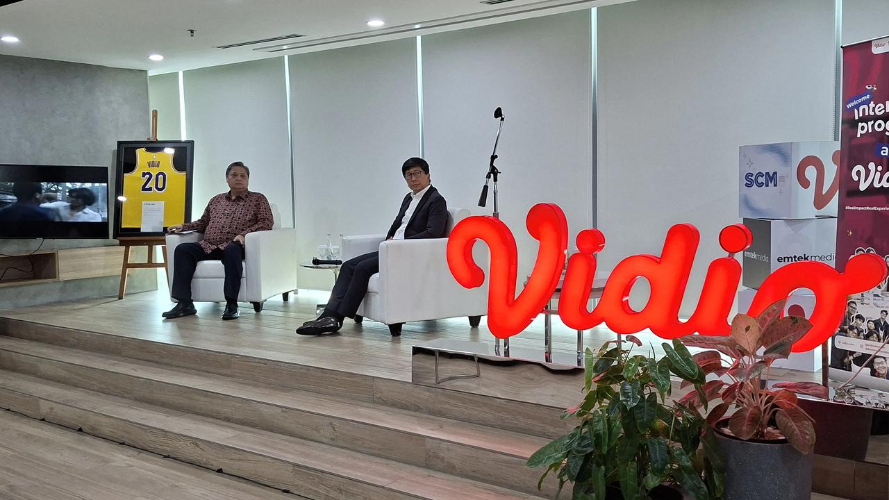 Terima Kunjungan Menko Airlangga, Direktur Emtek Sutanto Hartono Laporkan Ada 3.866 Orang Mendaftar Magang Nasional
