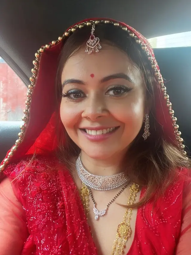 Devoleena Bhattacharjee Bintang Gopi menikah dengan Shahnawaz Sheikh (Foto: Instagram devoleena)