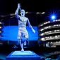 Patung Sergio Aguero diresmikan Jumat (13/5). (Foto: Manchester City)