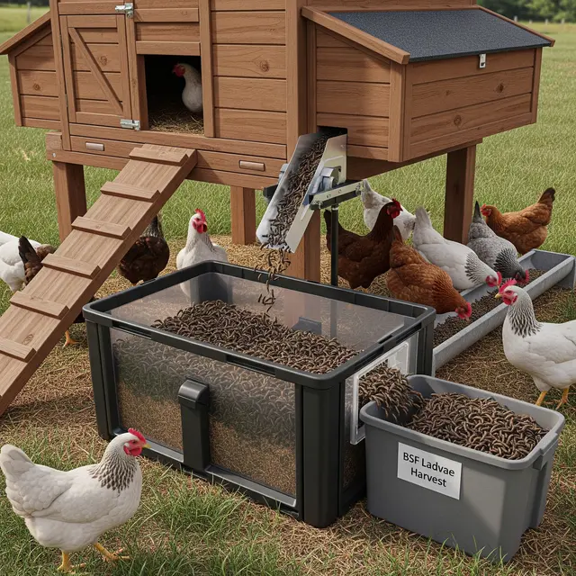 Desain Kebun Ayam yang Menyatu dengan Kandang