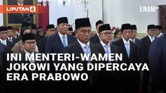Presiden Prabowo Subianto resmi melantik jajaran kabinetnya pada Senin (21/10/2024), sehari usai dilantik. Sejumlah nama lama di era presiden Joko Widodo kembali mendapat kepercayaan. Zulkifli Hasan jadi Menko Pangan, Pratikno jadi Menko Pembangunan ...