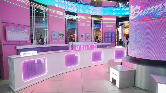 Spotify x Newjeans Bunnyland di Jakarta. (Foto: Spotify)