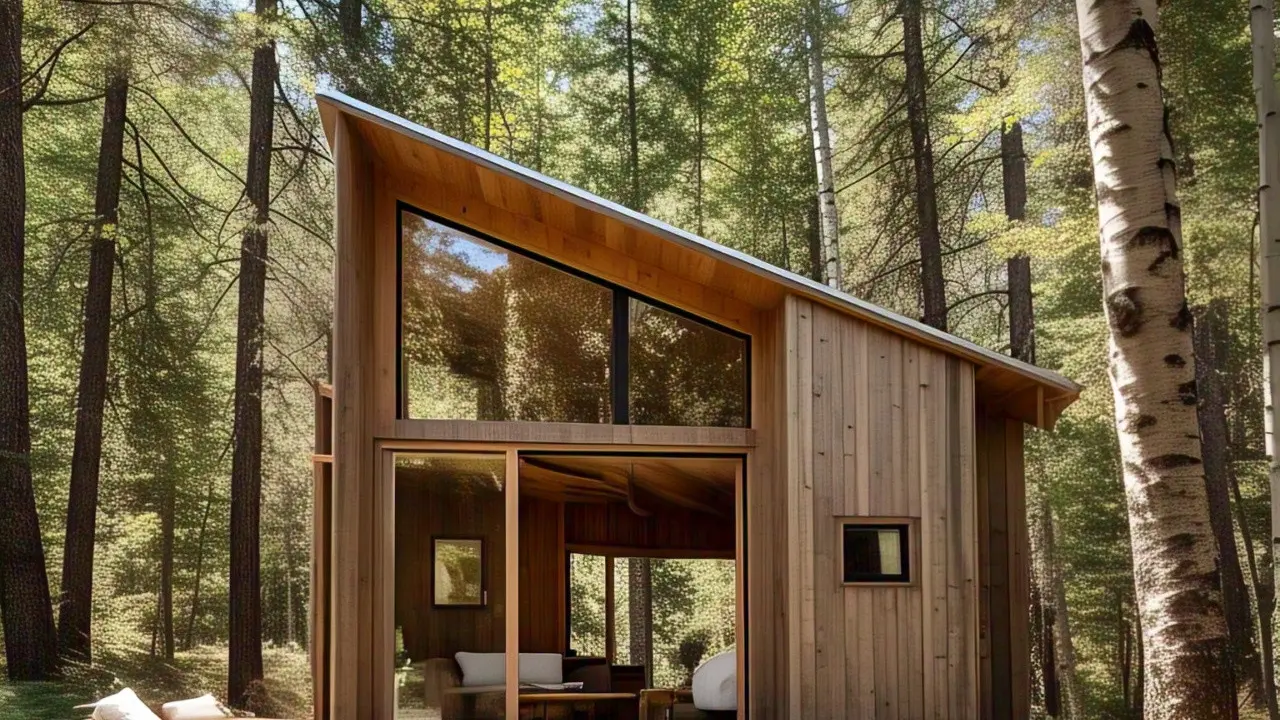 Desain rumah kayu