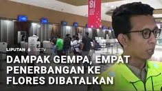 Imbas Gempa, Maskapai Batalkan Empat Penerbangan dari Kupang Menuju Flores