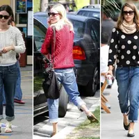 Style dengan sweater. (via: dianiblog)